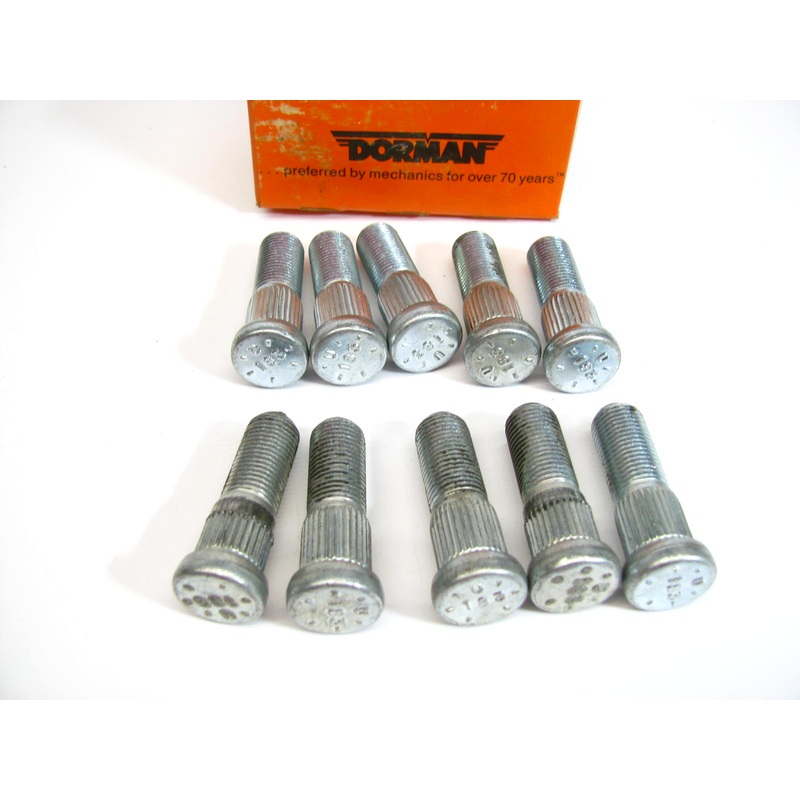 (10) Dorman 610-183 Wheel Lug Studs - Front