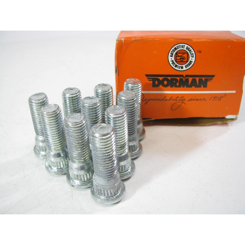 (10) Dorman 610-244 Wheel Lug Studs - M12-1.5 X 36.9MM