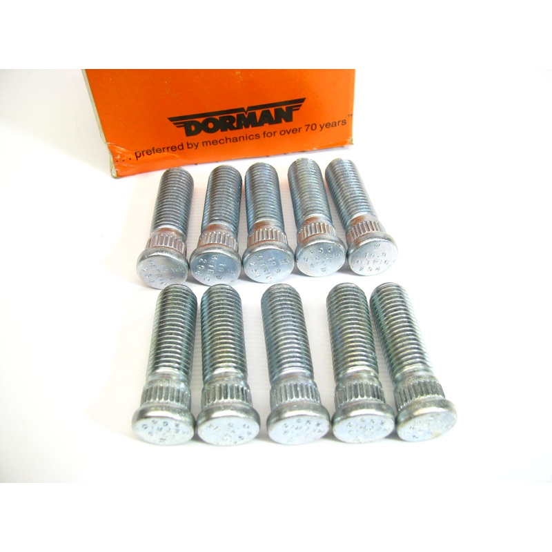 (10) Dorman 610-254 Wheel Lug Studs - Front / Rear