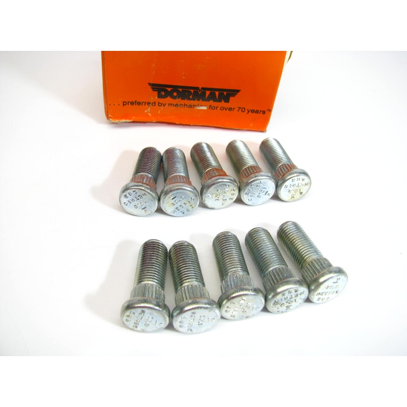 (10) Dorman 610-263 Front Wheel Lug Studs For 1979-83 Spirit 1984-86 Stanza
