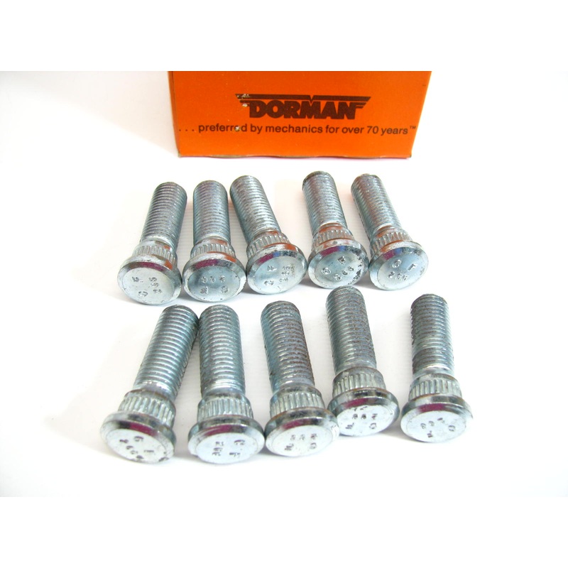 (10) Dorman 610-266 Wheel Lug Studs - Front / Rear