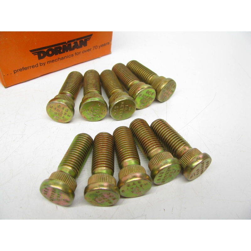 (10) Dorman 610-276 Wheel Lug Studs - Front / Rear