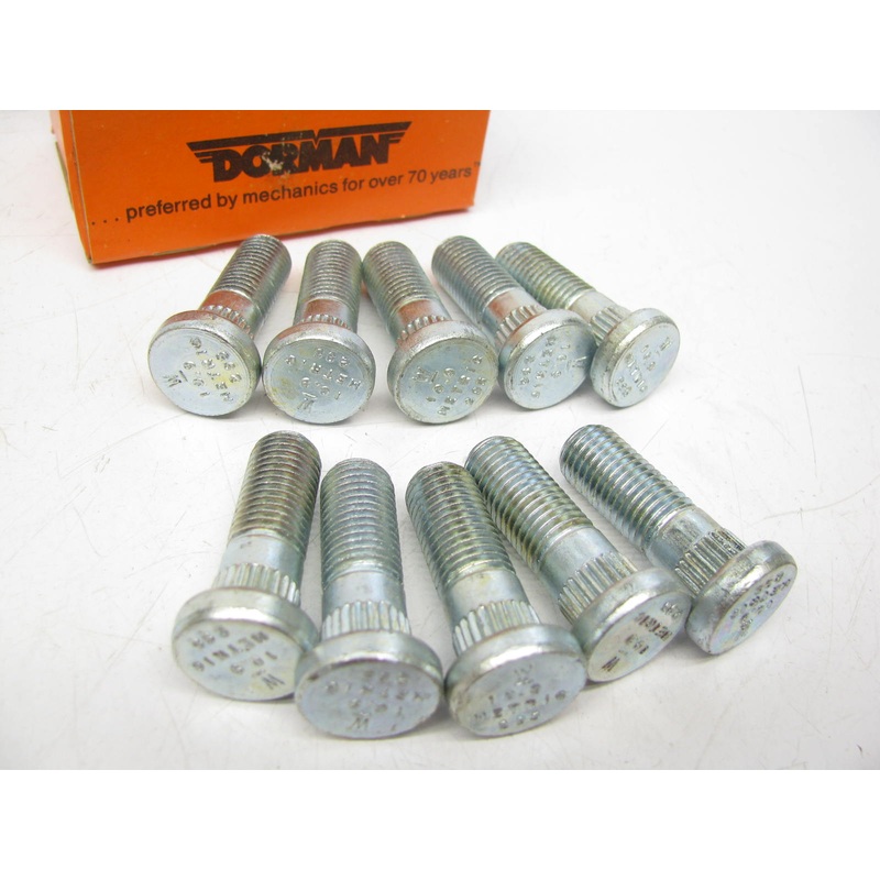 (10) Dorman 610-295 Wheel Lug Studs - Front / Rear