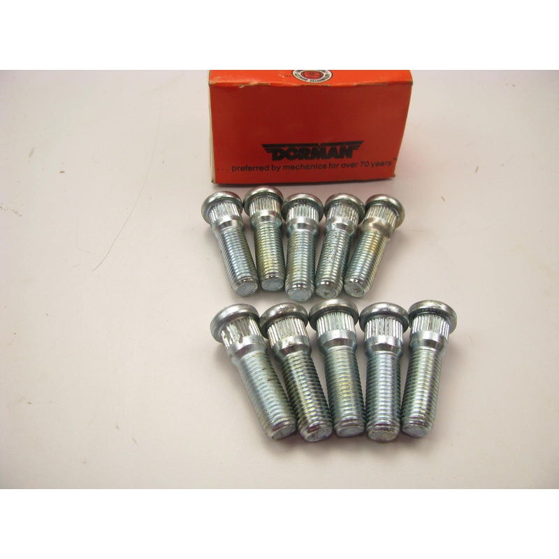 (10) Dorman 610-312 Wheel Lug Studs - Front / Rear