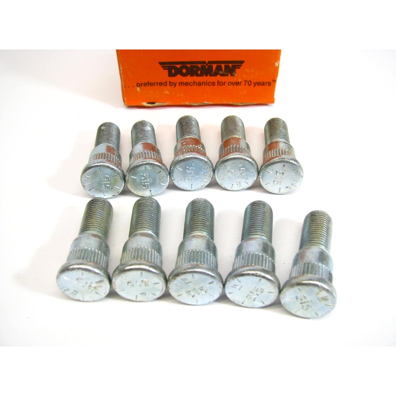 (10) Dorman 610-315 Wheel Lug Studs - Front / Rear
