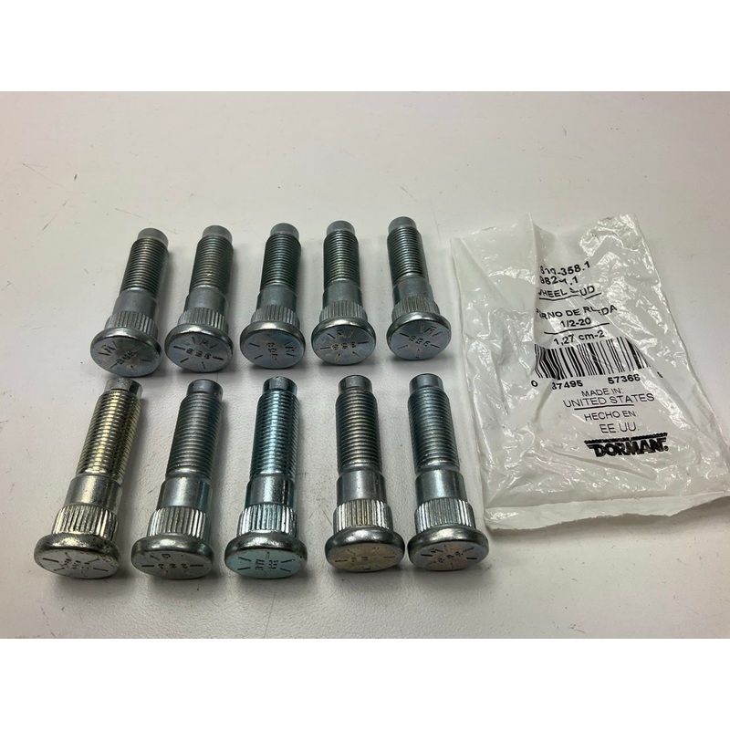 (10) Dorman 610-358 Front Wheel Lug Studs For 1990-1997 Ford Aerostar