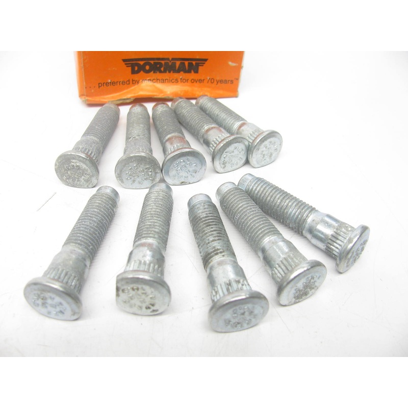 (10) Dorman 610-365 Wheel Lug Studs - Front