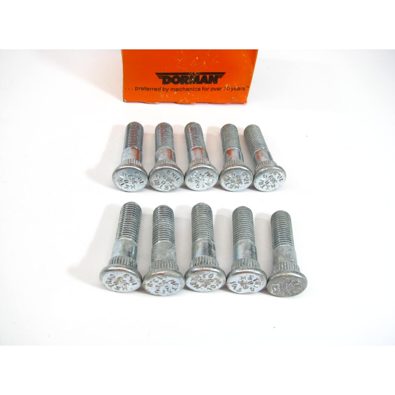 (10) Dorman 610-369 Wheel Lug Studs - Front / Rear