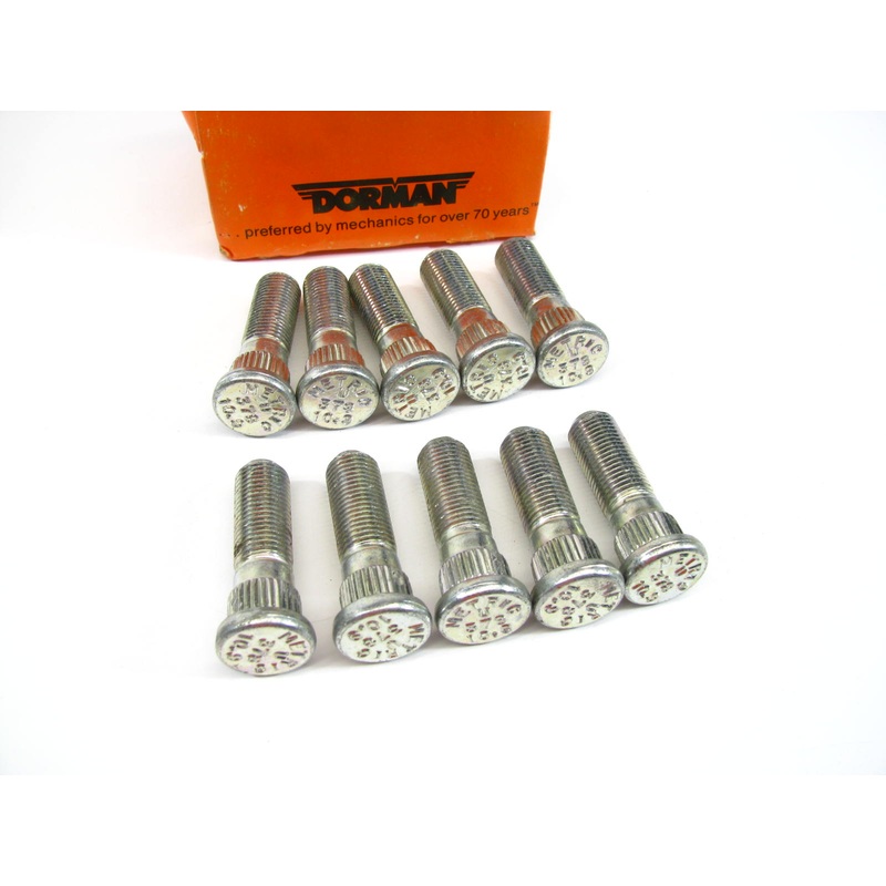 (10) Dorman 610-378 Wheel Lug Studs - Front / Rear