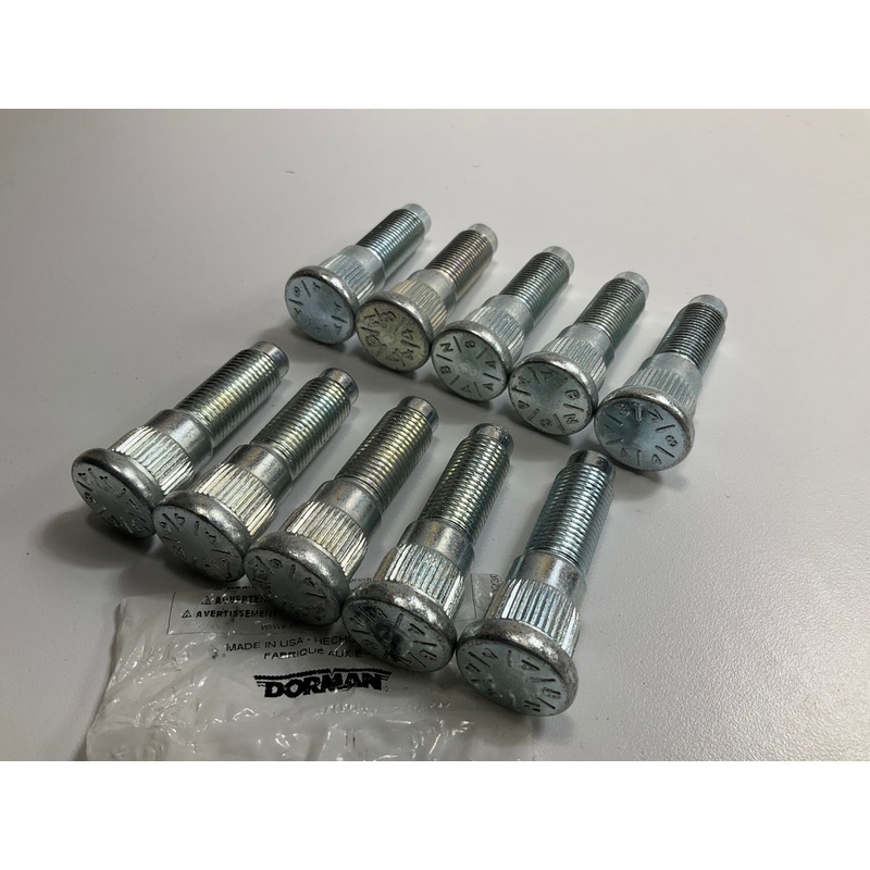 (10) Dorman 610-448 Wheel Lug Studs