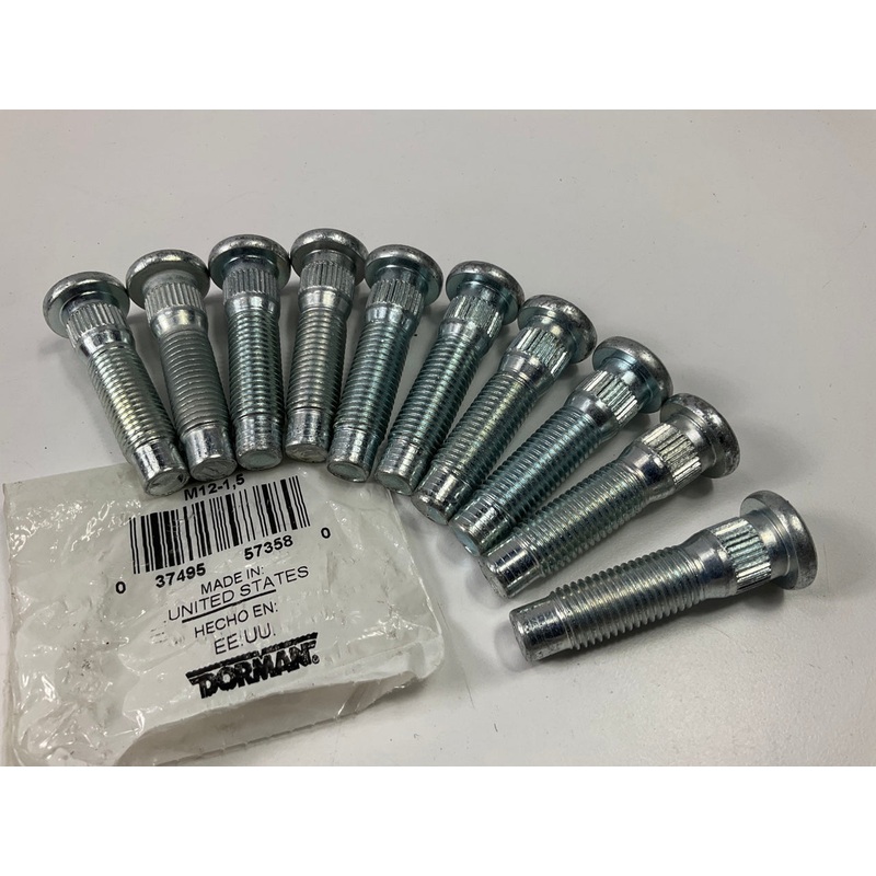 (10) Dorman 610-484 Wheel Lug Studs