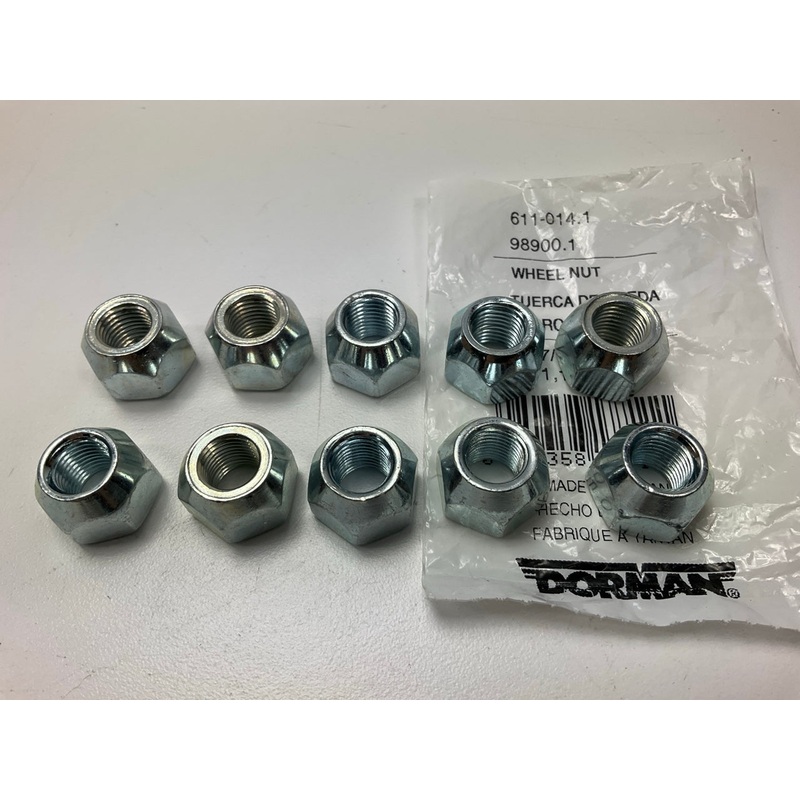 (10) Dorman 611-014 Wheel Lug Nuts