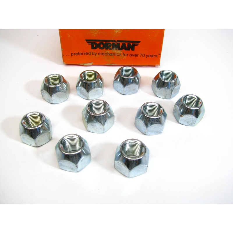 (10) Dorman 611-065 Wheel Lug Nuts - M12-1.25 X 21mm Hex