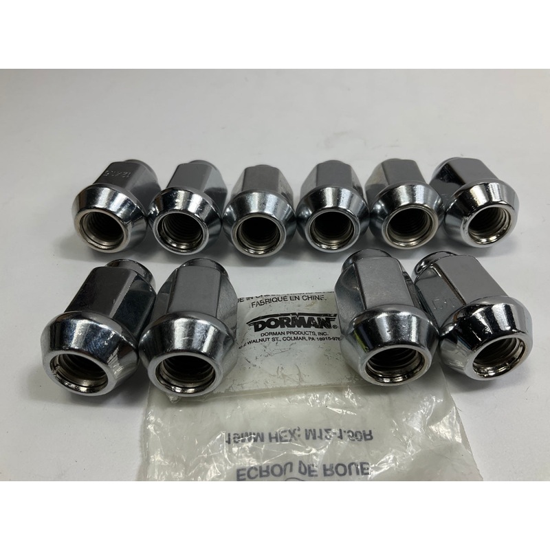 (10) Dorman 611-084 Wheel Lug Nuts