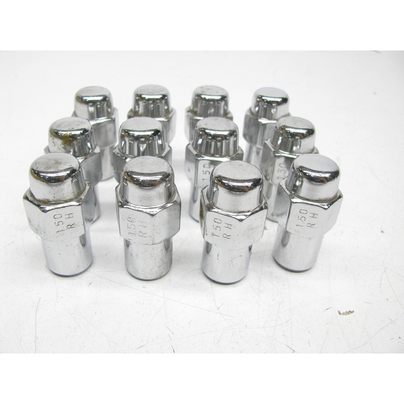 ( 12) NEW - UNBOXED 73138 - Standard Mag Lug Nuts (13/16'' HEX) 12mm X 1.50