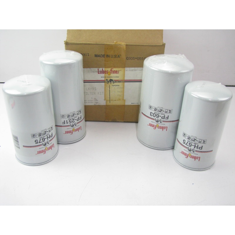 Luberfiner LK-9I International Harvester Filter Kit: 2-PH675, 1-FP251F, 1-FP603