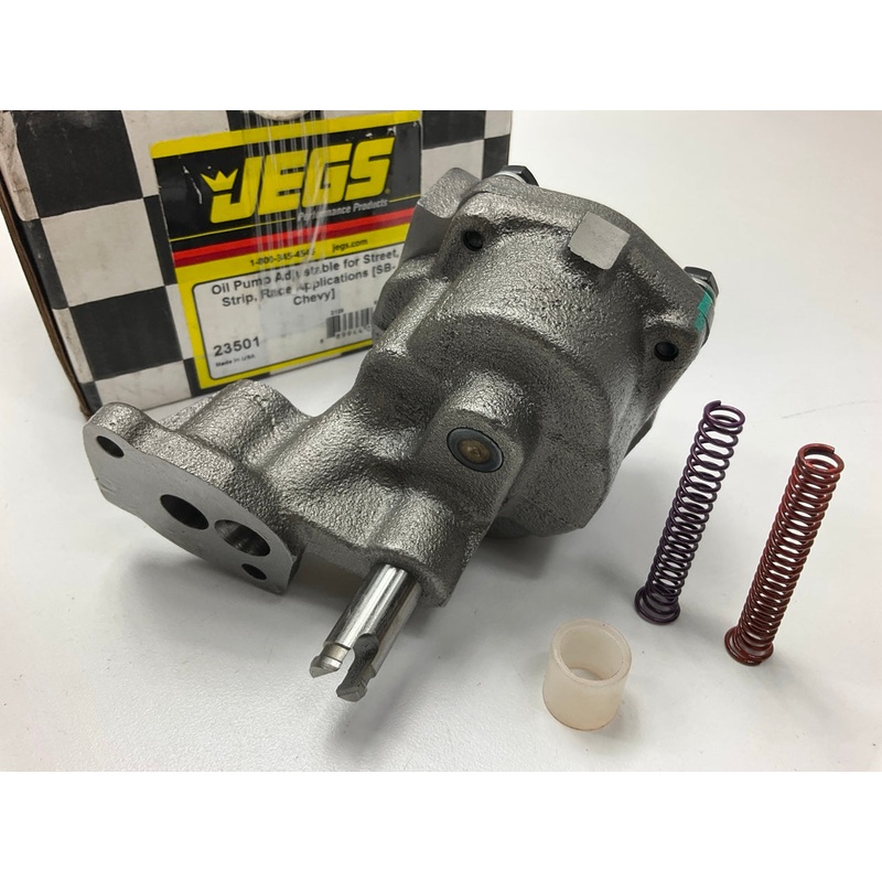 Jegs 23501 Adjustable For Street Or Race Oil Pump - SBC Small Block Chevy V8