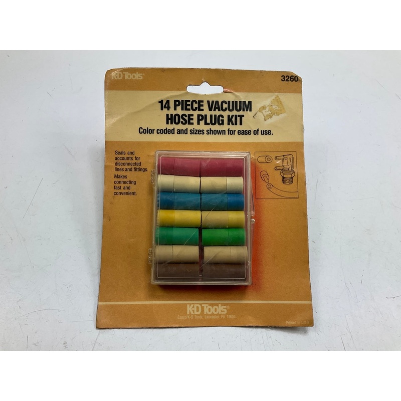 KD Tools 3260 14 Piece Vacuum Hose Plug Kit
