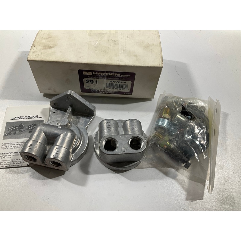 Hayden 291 Engine Oil Filter Remote Mounting Kit