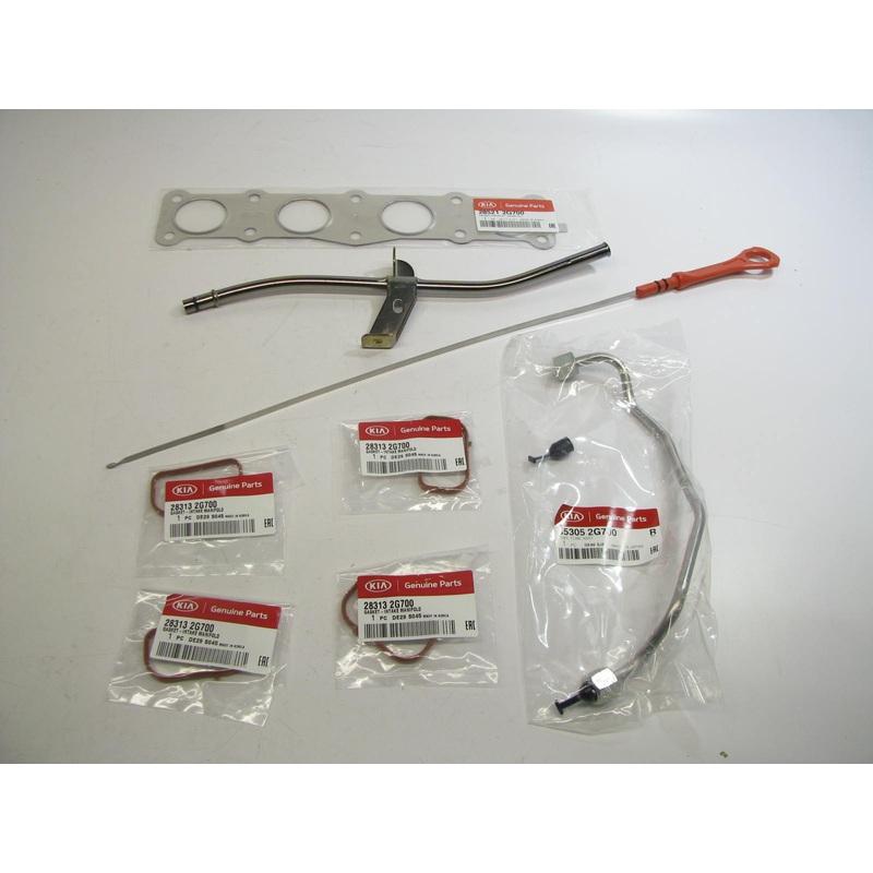 Intake Exhaust Gasket Oil Dipstick Fuel Tube Kit OEM 11-13 Optima 10-13 Sportage