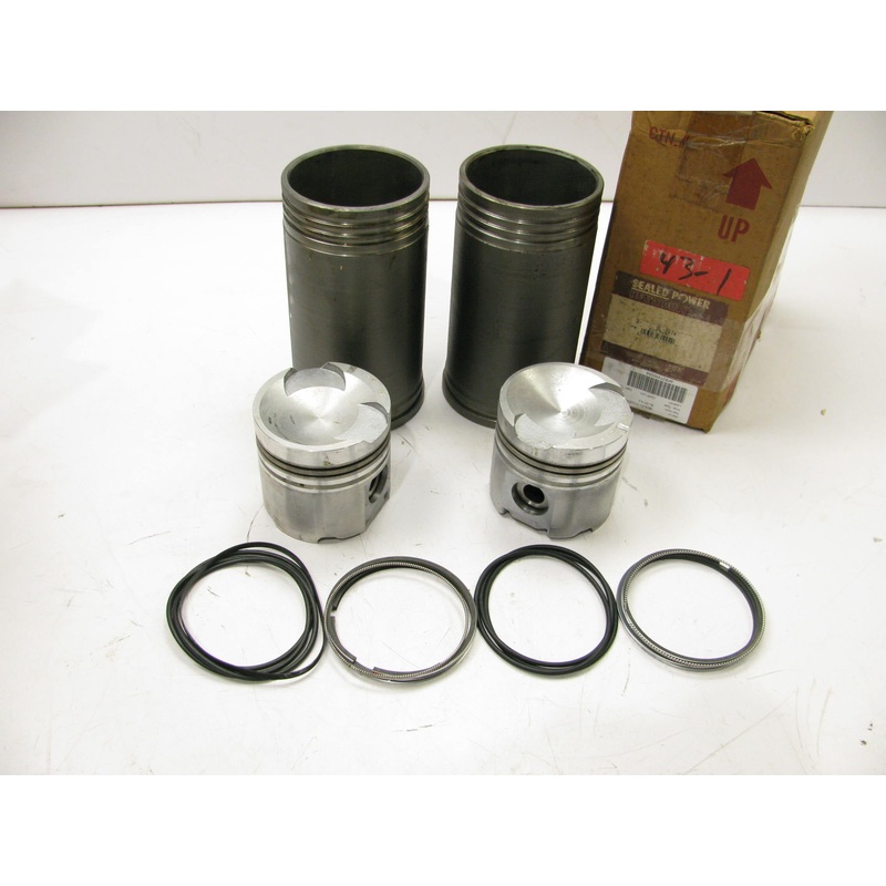 (2) Sealed SL-2574 Engine Cylinder & Piston Kit For CAT D330C 3304 D333C 3306