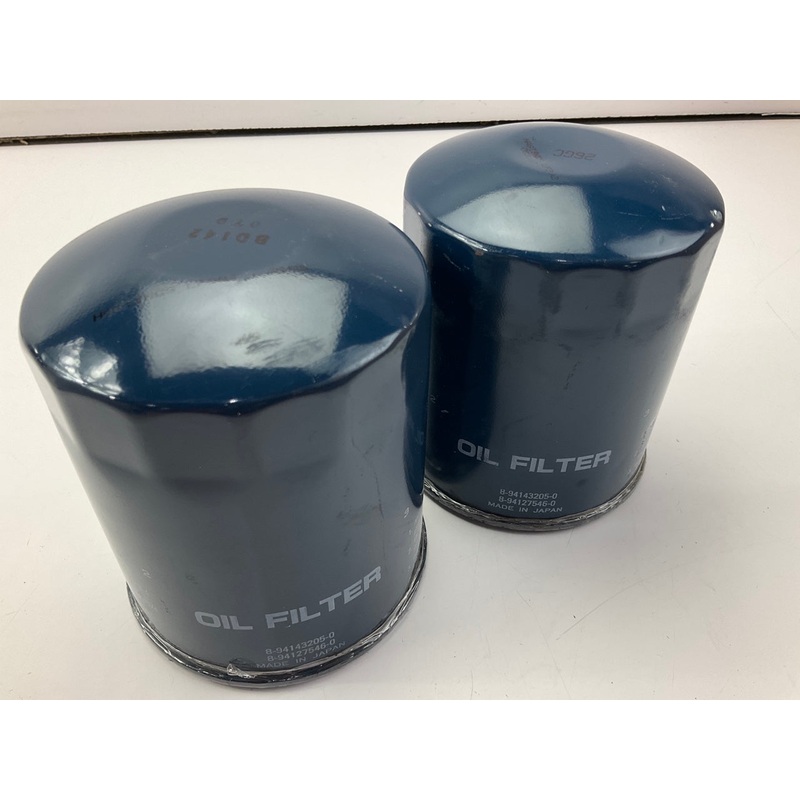 (2) UNBOXED 8-94143205-0 Diesel Engine Oil Filters, Made In Japan