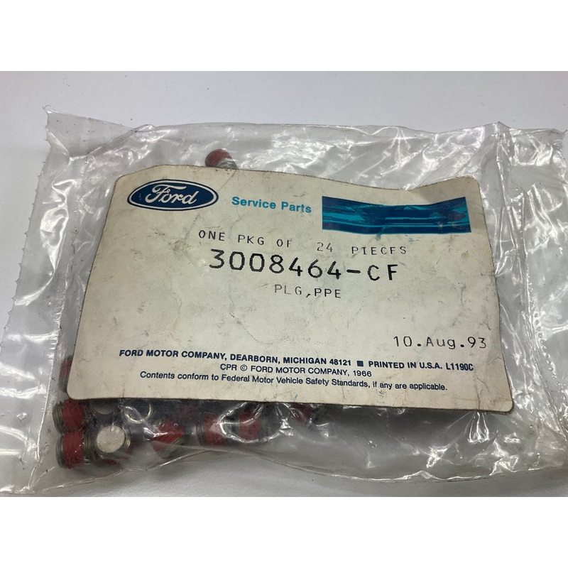 (24) NEW - OEM Ford 3008464-CF Pipe Plug For FD1460 Cummins Diesel