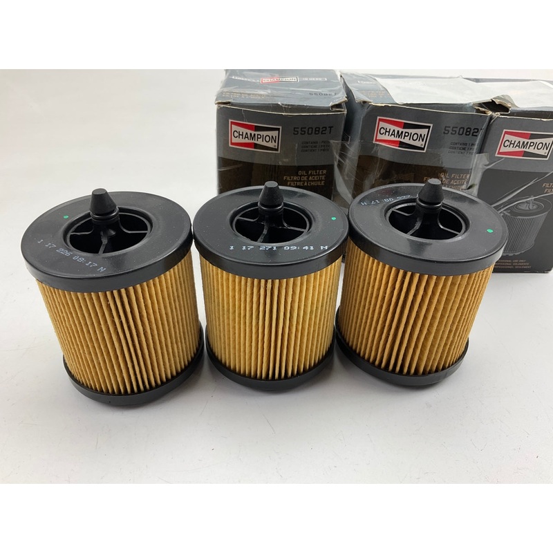 (3) Champion 55082T Engine Oil Filter