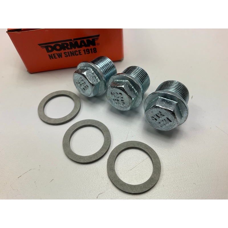 (3) Dorman 090-055 Oil Drain Plugs With Washers