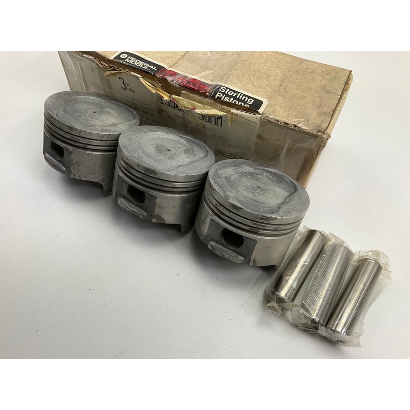 (3) Federal Mogul 13509P .50mm Piston Set For Firefly Geo Metro 1.0L Non-Turbo