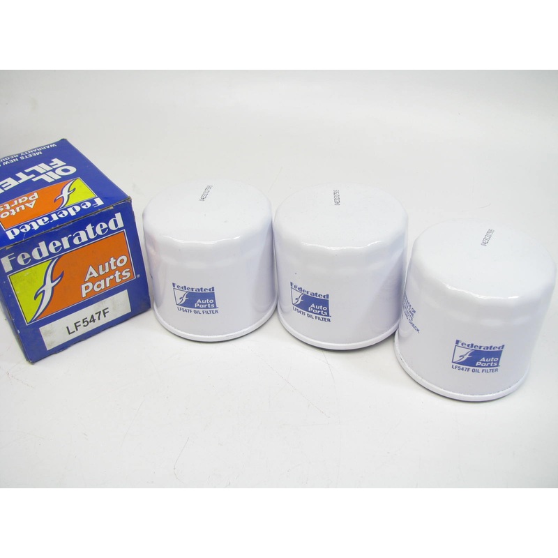 (3) Federated LF547F Motorcycle Engine Oil Filter
