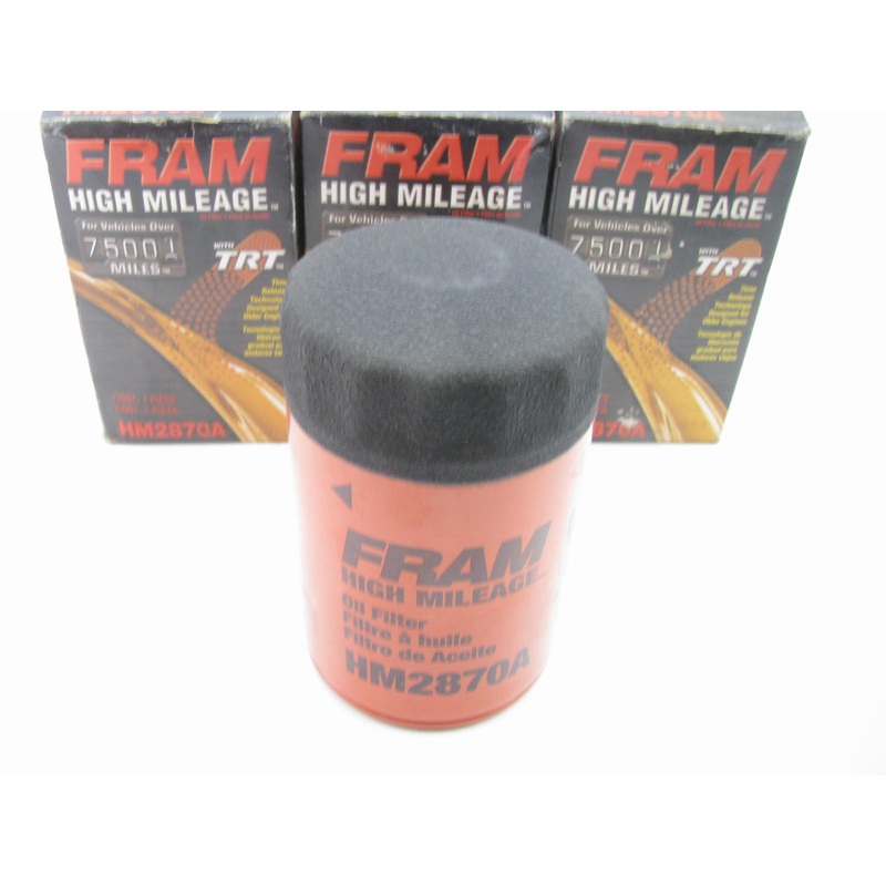 (3) Fram HM2870A Oil Filter Replaces 51342 PL20252 MO241 FPP2870A 72211 CPH2870A