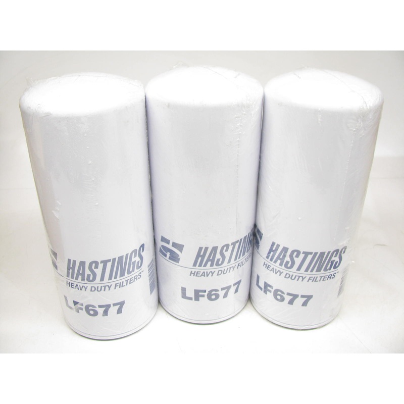 (3) Hastings LF677 Oil Filter Replaces PF911 BK6430 85970MP P559034 PH3612