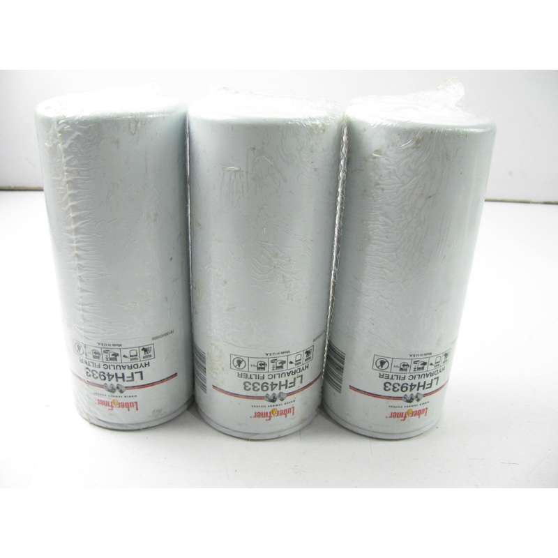 (3) Luberfiner LFH4933 Hydraulic Oil Filter Replaces 51826 H40280 LF355 P169083