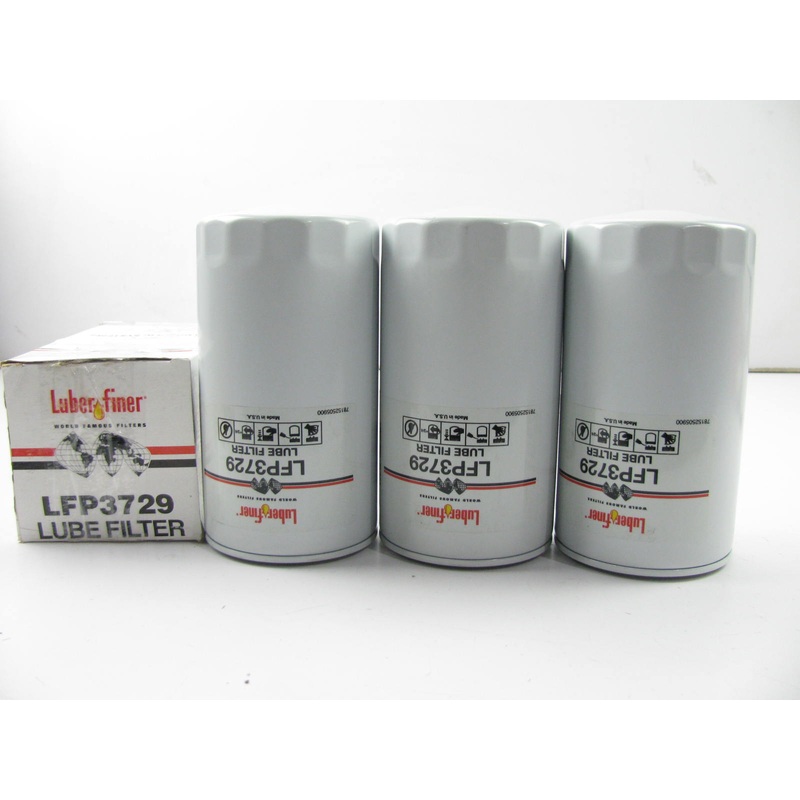 (3) Luberfiner LFP3729 Oil Filter For CAT Forklift Lift Trucks