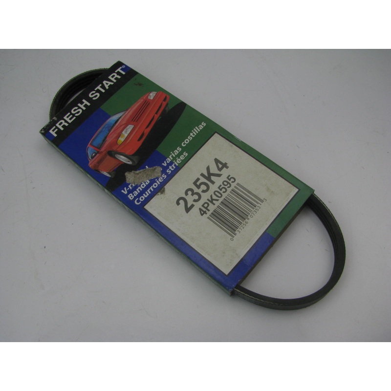 Freshstart 235K4 Serpentine Belt - 0.56'' X 24.00'' - 4 Ribs