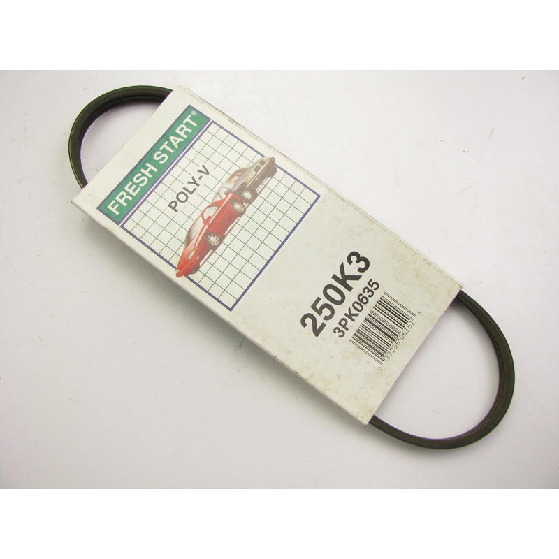 Freshstart 250K3 Serpentine Belt - 0.42'' X 25.50'' - 3 Ribs