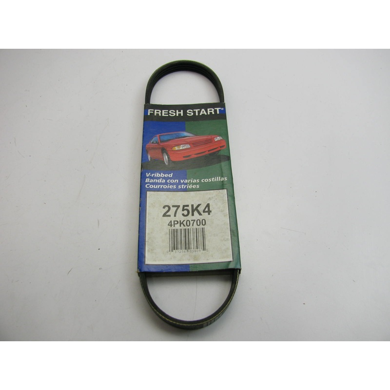 Freshstart 275K4 Serpentine Belt - 0.56'' X 28.00'' - 4 Ribs