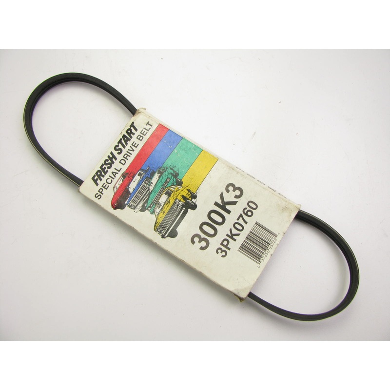 Freshstart 300K3 Serpentine Belt - 0.42'' X 30.75'' - 3 Ribs