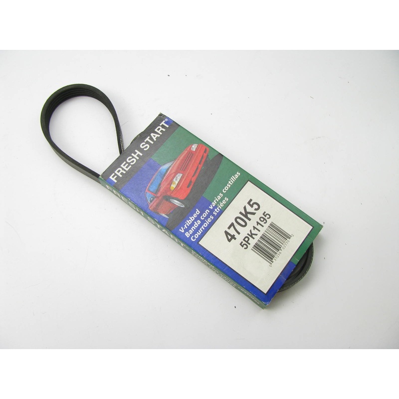 Freshstart 470K5 Serpentine Belt - 0.69'' X 47.50'' - 5 Ribs