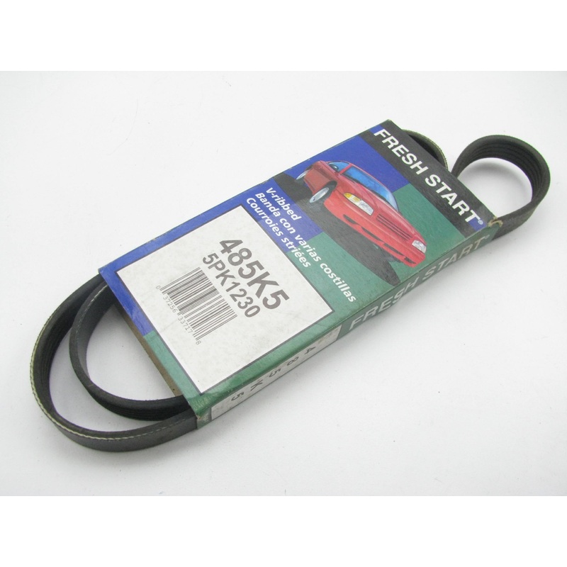 Freshstart 485K5 Serpentine Belt - 0.69'' X 49.00'' - 5 Ribs