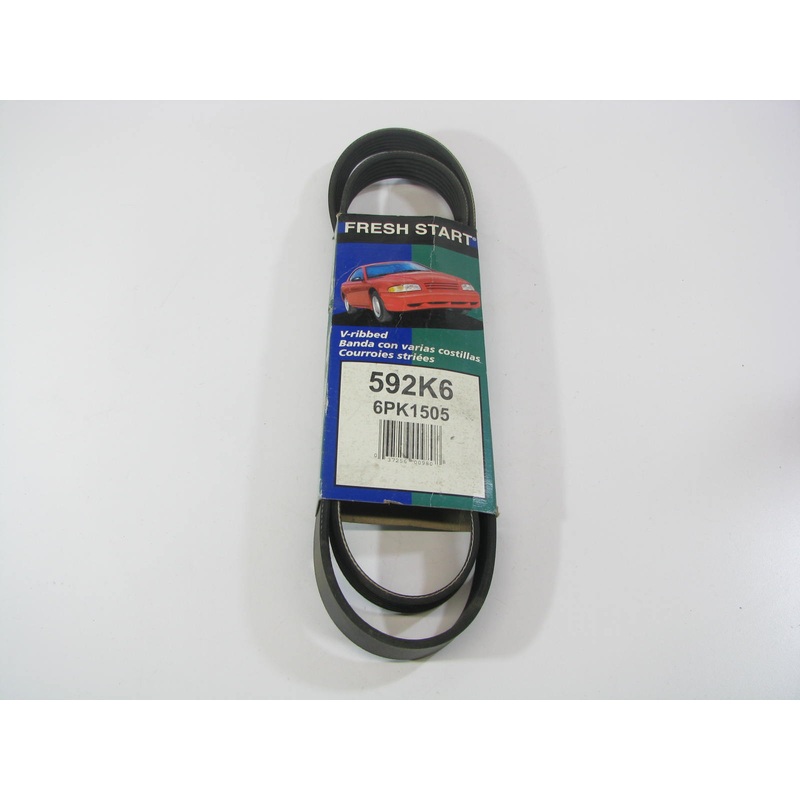 Freshstart 592K6 Serpentine Belt - 0.84'' X 60.00'' - 6 Ribs