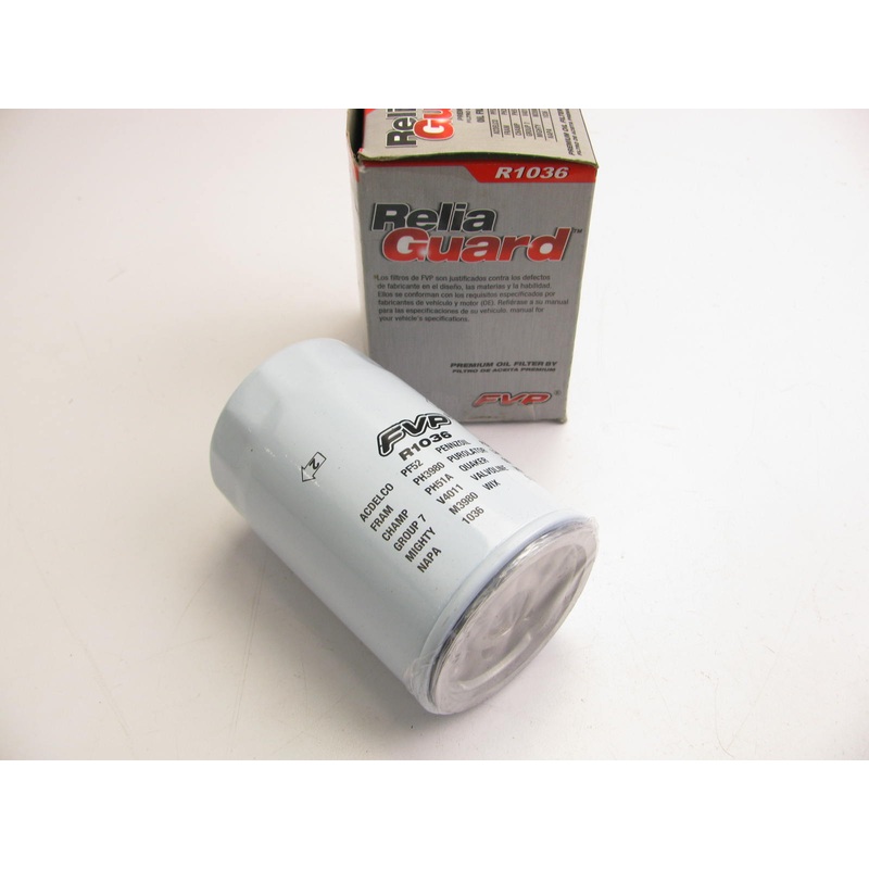FVP R1036 Oil Filter Replaces PH3980 51190 L20173 PH51A LF234 LF3554 P550051