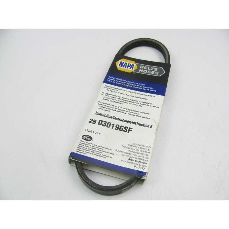 Gates 030196SF Stretch Serpentine Belt - 0.42'' X 20.00'' - 3 Ribs