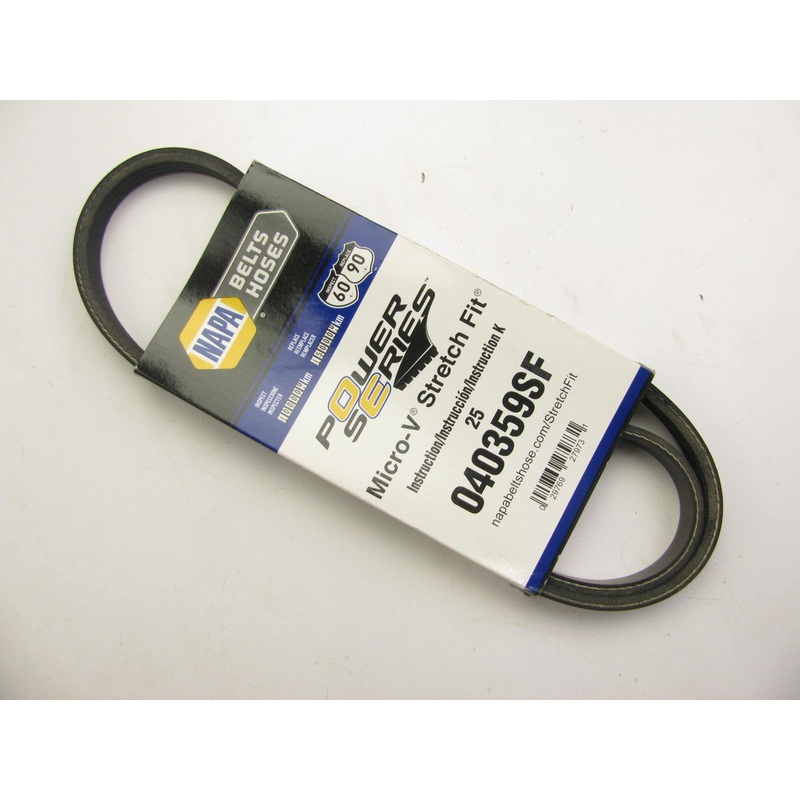 Gates 040359SF Stretch Fit Serpentine Belt - 0.56'' X 40.25'' - 4 Ribs