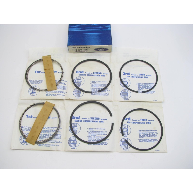 Ford F6ZZ-6148-B 0.020'' SIZE Piston Rings - DOES 2 PISTONS - Ford 3.8L 4.2L V6