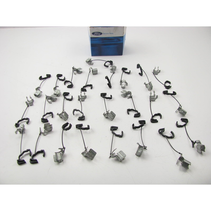 FORD FUEL LINE CLIP AND TETHER LOT OF 25 PCS - OEM Ford E7AZ-9A317-A
