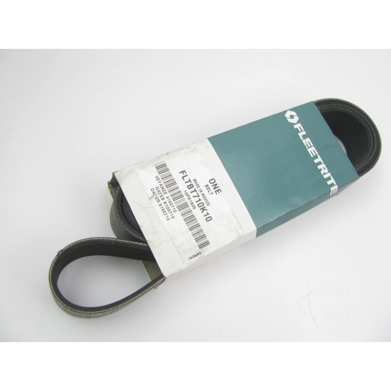 Fleetrite FLTBT710K10 Serpentine Belt - 1.367'' X 71.50'' - 10 Ribs